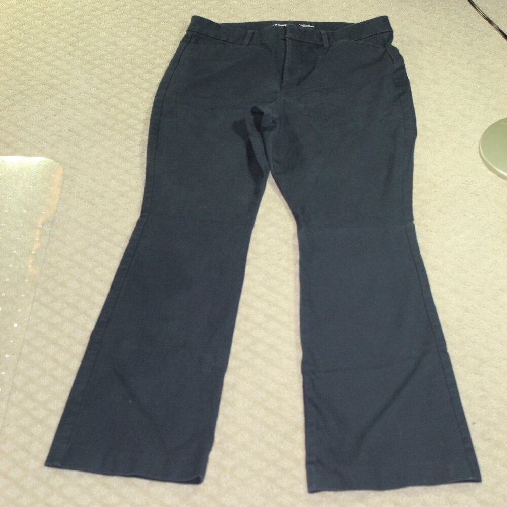 Old Navy High-Rise Pixie Secret Smooth Pockets Women's 10 Navy Blue Ankle Pants